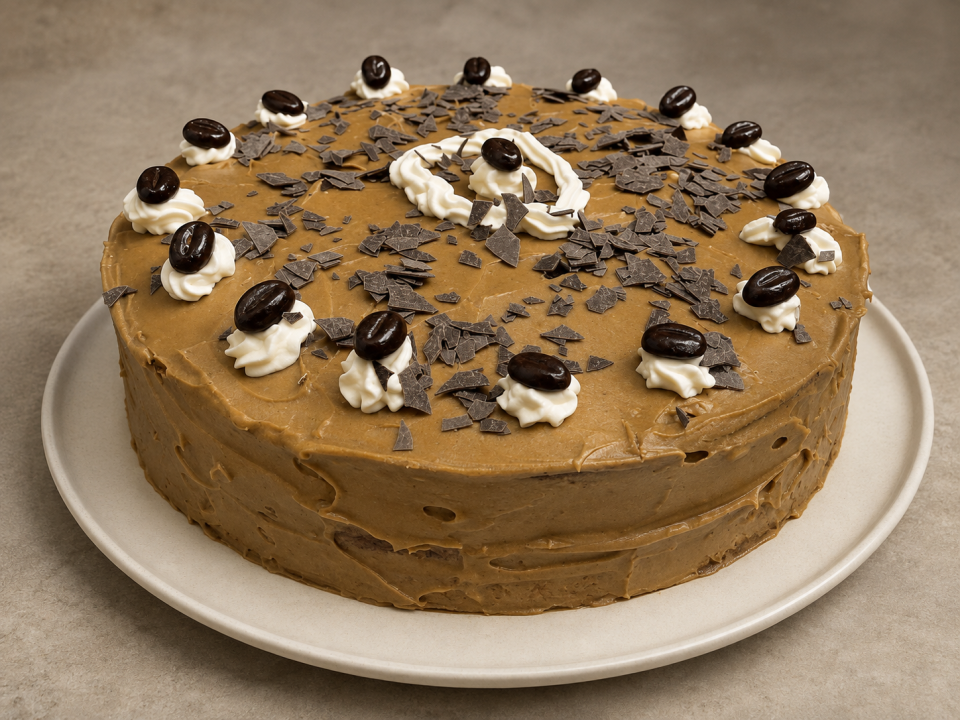 Bild zu Mokka Buttercreme Torte